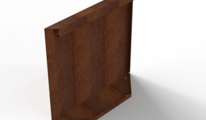 Kopschot paneel (D) 60x56 cm