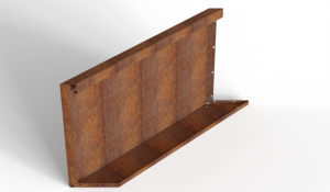 Parallel paneel-L (E) 90x56 cm