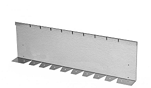 Kantopsluiting Single flex (flg) 300x10 cm Verzinkt