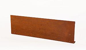 Kantopsluiting Single (flg) 300x10 cm Corten