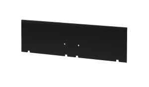 Kantopsluiting Single 300x10 cm - Grafiet zwart