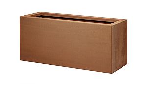 Bloembak vlak - 30x90x40 cm Corten