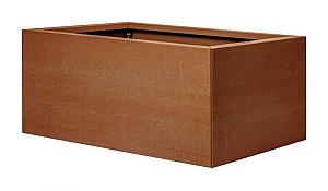 Bloembak vlak - 60x90x40 cm Corten