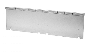 Kantopsluiting Single flex 300x10 cm - Verzinkt