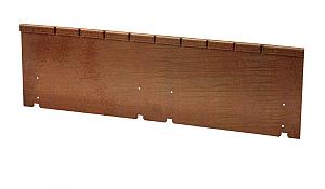 Kantopsluiting Single flex 300x10 cm - Corten