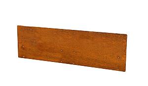 Kantopsluiting Stroke 300x16.5 cm - Corten