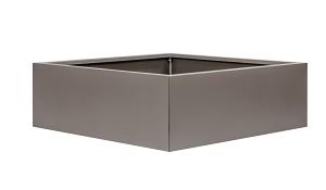 Bloembak vlak - 150x150x40 cm Taupe