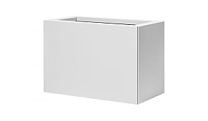 Bloembak vlak - 30x60x40 cm Wit