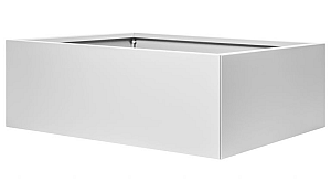 Bloembak vlak - 120x300x40 cm Wit
