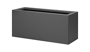 Bloembak vlak - 30x90x40 cm Antraciet