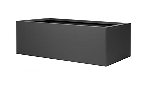 Bloembak vlak - 60x150x40 cm Antraciet