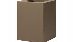Bloembak vlak - 30x30x40 cm Supra bruin