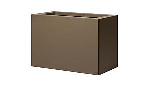 Bloembak vlak - 30x60x40 cm Supra bruin