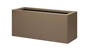 Bloembak vlak - 30x90x40 cm Supra bruin