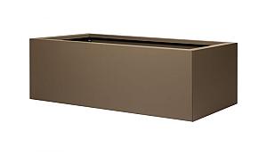 Bloembak vlak - 60x150x40 cm Supra bruin