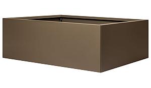 Bloembak vlak - 120x210x40 cm Supra bruin