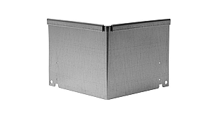 Inwendige hoek Kantopsluiting Single & Single flex 10 cm - Verzinkt