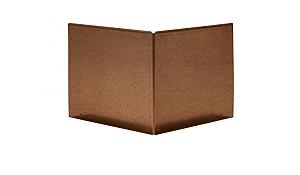Uitwendige hoek Kantopsluiting Single & Single flex 27.7 cm - Corten