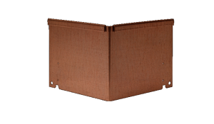 Inwendige hoek Kantopsluiting Single & Single flex 27.7 cm - Corten