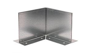 Inwendige hoek Double (flg) 10 cm - Verzinkt