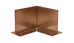 Inwendige hoek Double (flg) 27.7 cm - Corten