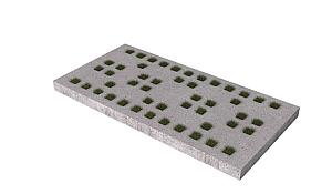 SCHELLEVIS ® GRASBETONPLAAT MATRIX 200X100X10 CM GRIJS