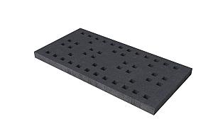 SCHELLEVIS ® GRASBETONPLAAT MATRIX 200X100X10 CM ANTRACIET