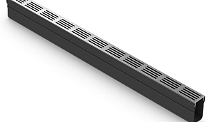 ACO Slim-Line met Blank alu rooster 100