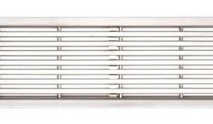 Langstaafrooster RVS 50cm