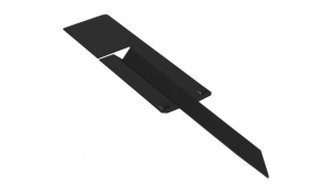 Koppelspies 27.7 cm - Grafiet zwart - verpakt per 50 st.