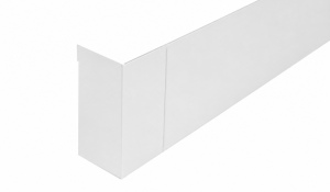 Hoekstuk Uitwendig Wit 15x15x56 cm