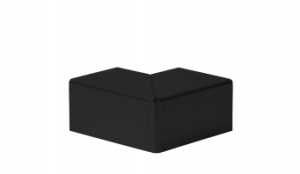 Hoekstuk voor U-profiel Grafietzwart gelijkzijdig 5 cm