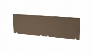 Kantopsluiting Single 300x16.5 cm - Supra Bruin