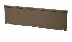Kantopsluiting Single flex 300x16.5 cm - Supra Bruin
