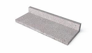 SCHELLEVIS ® OUD HOLL. TRAPTREDE L-VORM 100X40X15 CM GRIJS