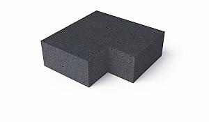 SCHELLEVIS ® OUD HOLL. TRAP HOEKSTUK 90° (40/20) BINNEN ANTRA. 60X60 CM