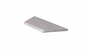 SCHELLEVIS ® OUD HOLL. ZWEMBADRAND HOEK LINKS (100/60X40X5 CM) GRIJS