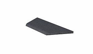 SCHELLEVIS ® OUD HOLL. ZWEMBADRAND HOEK LINKS (100/60X40X5 CM) ANTRACIET