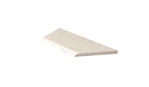 SCHELLEVIS ® OUD HOLL. ZWEMBADRAND HOEK LINKS (100/60X40X5 CM) CREME