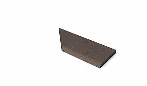 SCHELLEVIS ® OUD HOLL. ZWEMBADRAND HOEK RECHTS (100/60X40X5 CM) TAUPE