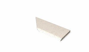 SCHELLEVIS ® OUD HOLL. ZWEMBADRAND HOEK RECHTS (100/60X40X5 CM) CREME