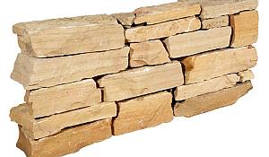 Stapelblok Bourgogne geel ca. 10-14 cm dik