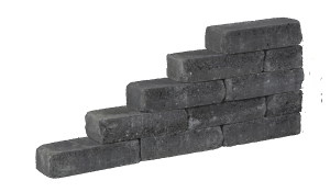 PILESTONE LINE COAL 40X15X10CM