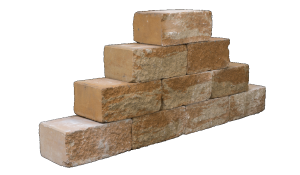 STRAIGHT BLOCK 35X20X15CM MONT BLANC