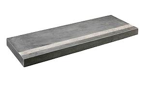 Bloktrede Spotted Bluestone 100x35x15 cm rondom gezoet met facet, antislip 5 cm
