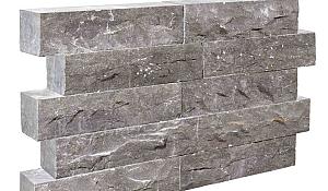 Palissade Spotted Bluestone 50x12x12 cm 2 zijdes ruw, 2 zijdes en 2 koppen geschuurd
