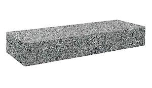 Bloktrede Tibet Dark Grey G654 100x35x15 cm rondom gezaagd en gevlamd, met facet