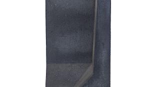 L-Hoeksteen Zwart 80x40x40cm