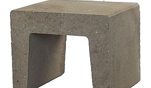 U-Steen Grijs 40x50x40cm