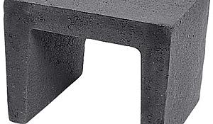 Mini-U-Element Zwart 30x40x30 cm